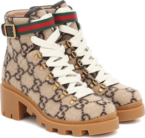 gucci snow boots|gucci gg wool ankle boots.